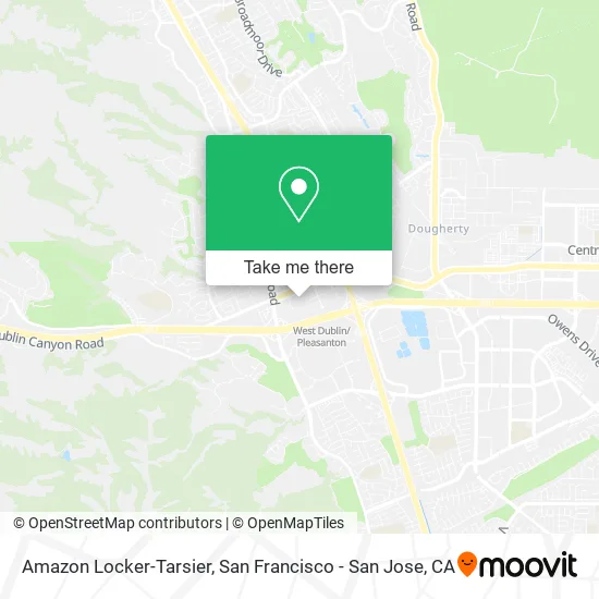 Amazon Locker-Tarsier map