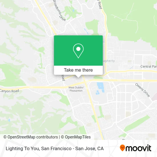 Lighting To You map