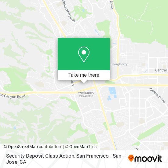 Mapa de Security Deposit Class Action