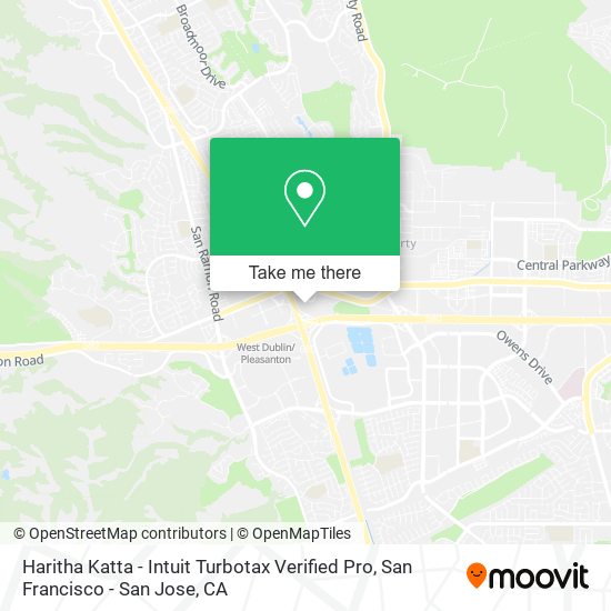 Mapa de Haritha Katta - Intuit Turbotax Verified Pro