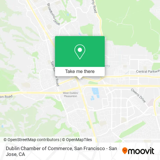 Mapa de Dublin Chamber of Commerce