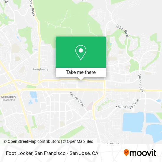 Mapa de Foot Locker