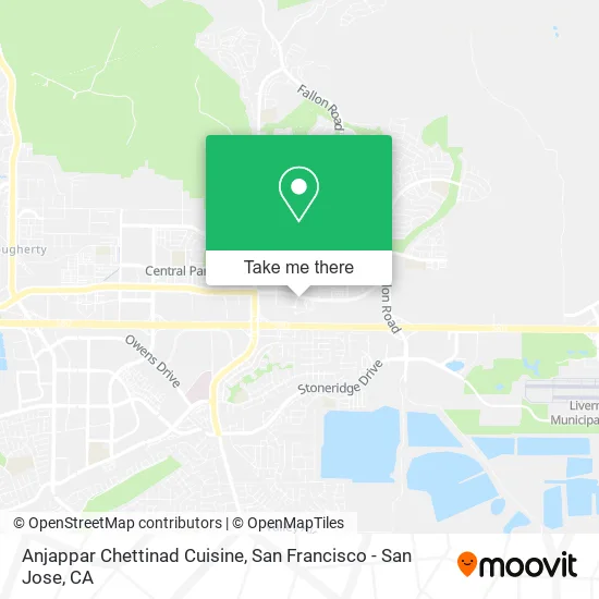 Anjappar Chettinad Cuisine map