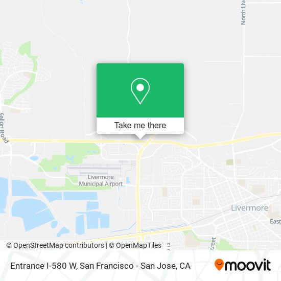 Mapa de Entrance I-580 W