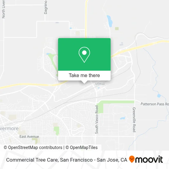Commercial Tree Care map
