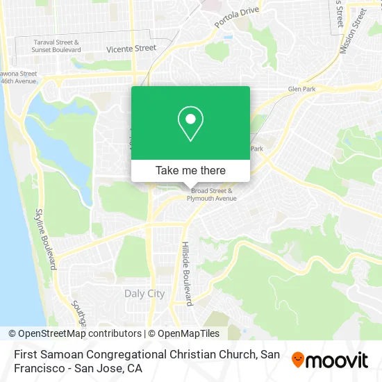 Mapa de First Samoan Congregational Christian Church