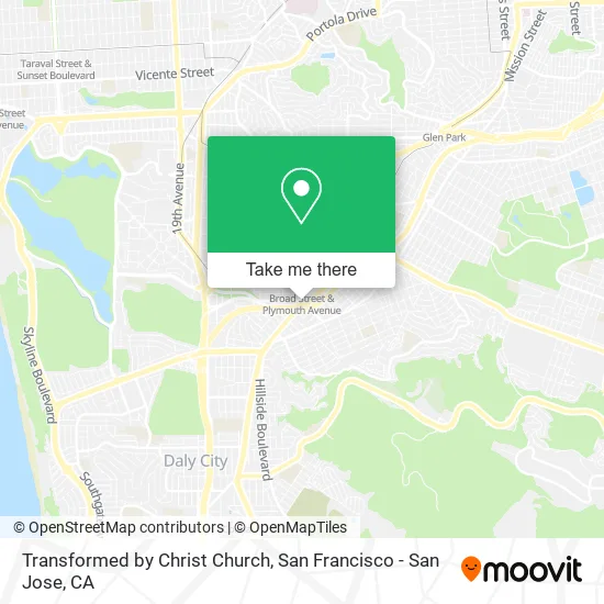 Mapa de Transformed by Christ Church