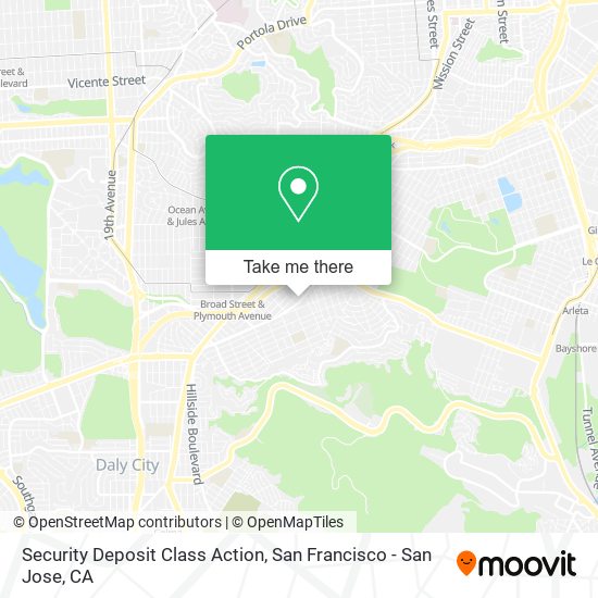 Security Deposit Class Action map