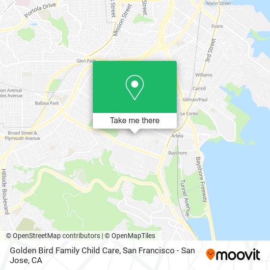 Golden Bird Family Child Care map