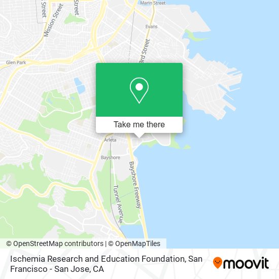 Mapa de Ischemia Research and Education Foundation