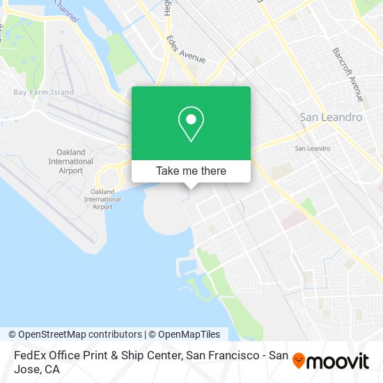 Mapa de FedEx Office Print & Ship Center