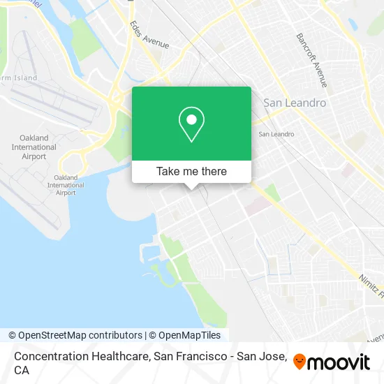 Mapa de Concentration Healthcare