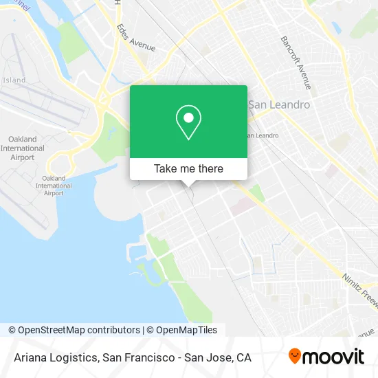 Mapa de Ariana Logistics