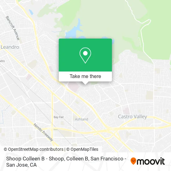 Shoop Colleen B - Shoop, Colleen B map