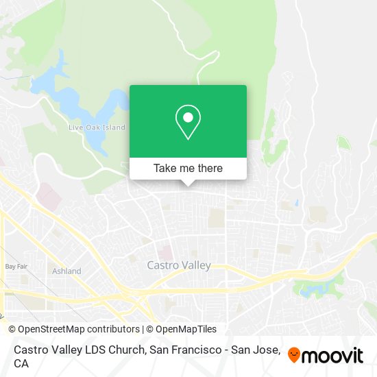 Mapa de Castro Valley LDS Church