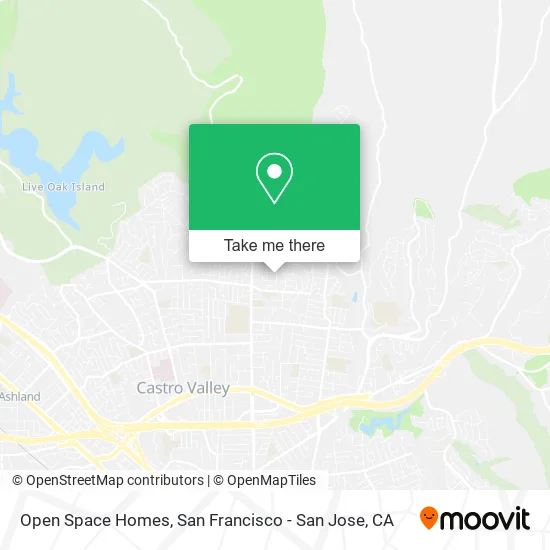 Open Space Homes map