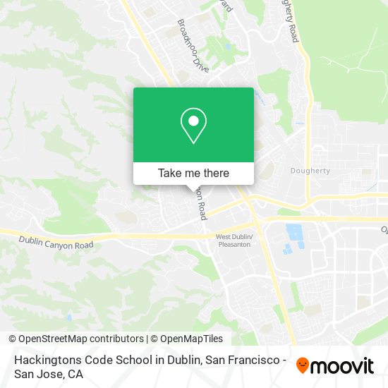 Hackingtons Code School in Dublin map