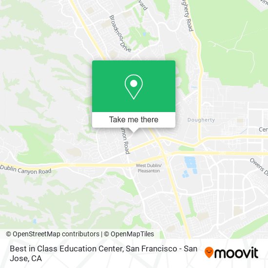 Best in Class Education Center map