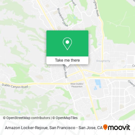 Mapa de Amazon Locker-Rejoue