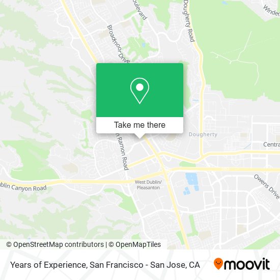 Mapa de Years of Experience