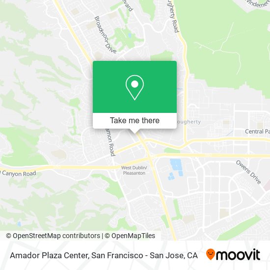 Amador Plaza Center map