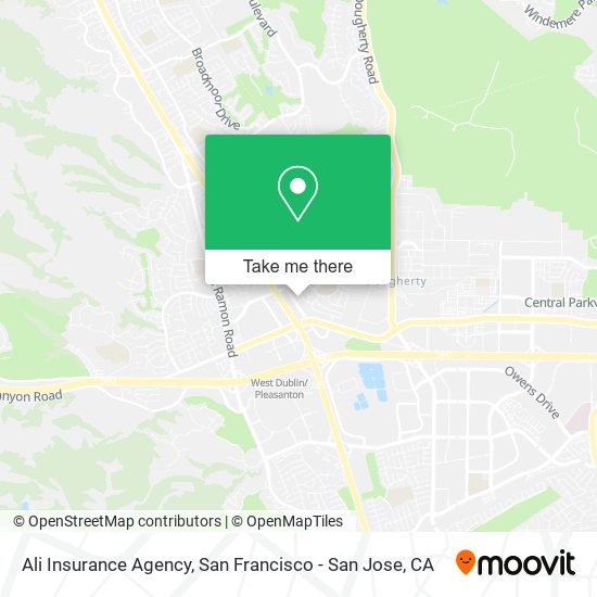 Mapa de Ali Insurance Agency