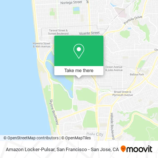 Amazon Locker-Pulsar map