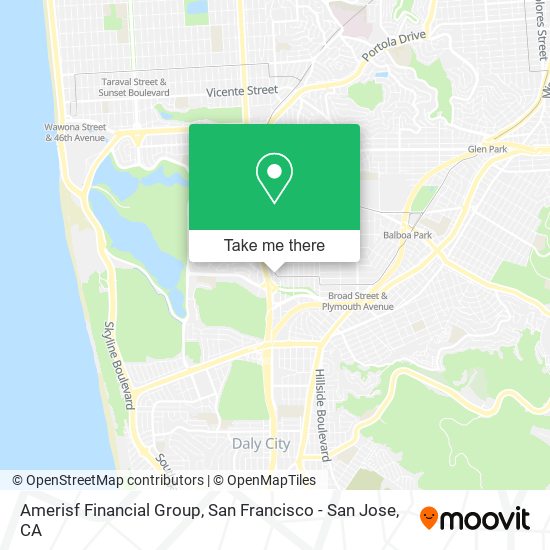 Amerisf Financial Group map