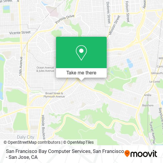 San Francisco Bay Computer Services map