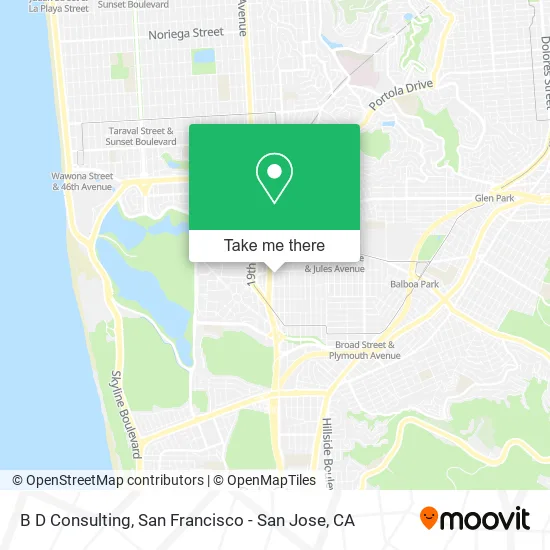 B D Consulting map