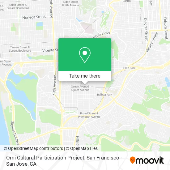 Omi Cultural Participation Project map