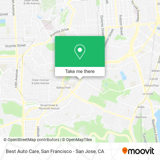 Mapa de Best Auto Care