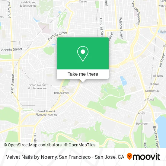 Velvet Nails by Noemy map