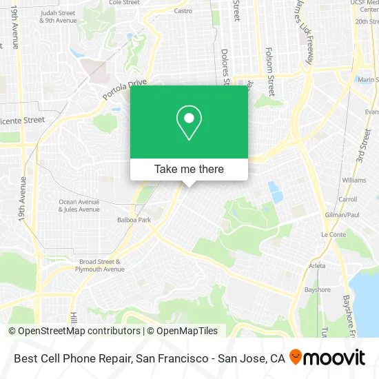 Mapa de Best Cell Phone Repair