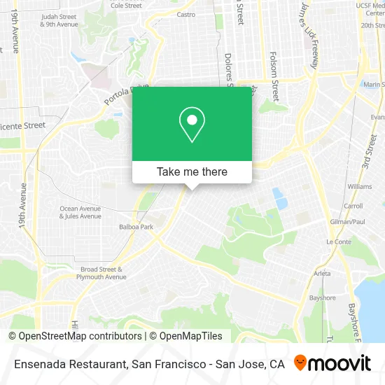 Ensenada Restaurant map