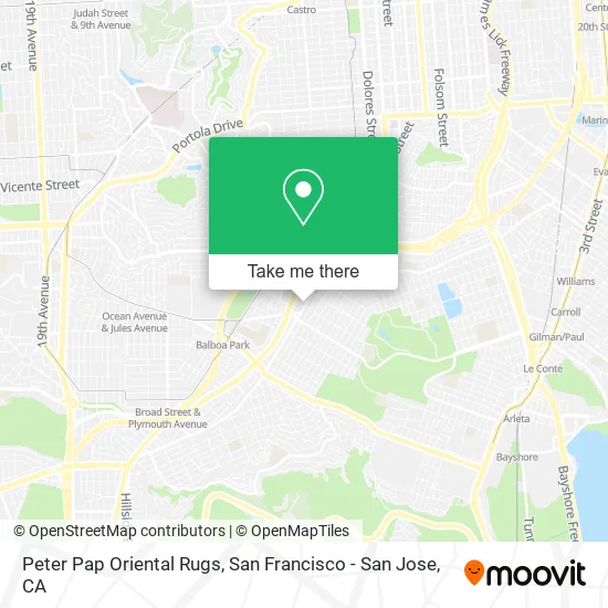 Mapa de Peter Pap Oriental Rugs