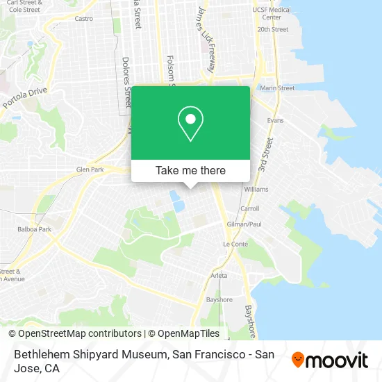 Mapa de Bethlehem Shipyard Museum