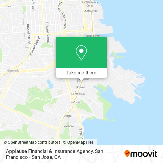 Applause Financial & Insurance Agency map