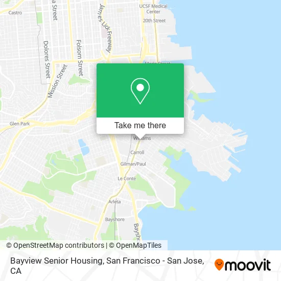 Mapa de Bayview Senior Housing