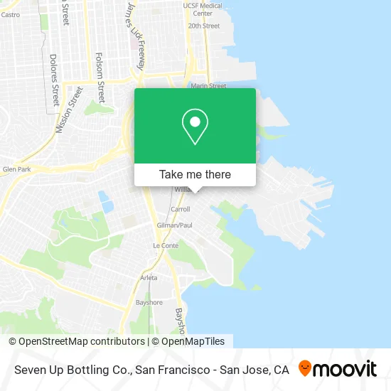 Mapa de Seven Up Bottling Co.