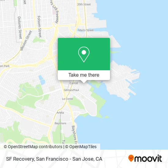 SF Recovery map