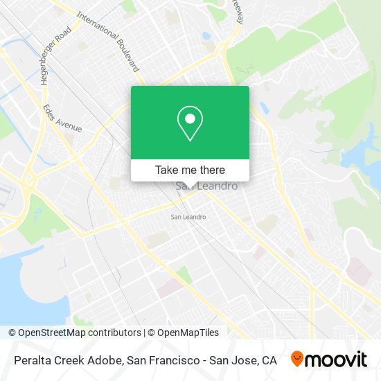 Mapa de Peralta Creek Adobe
