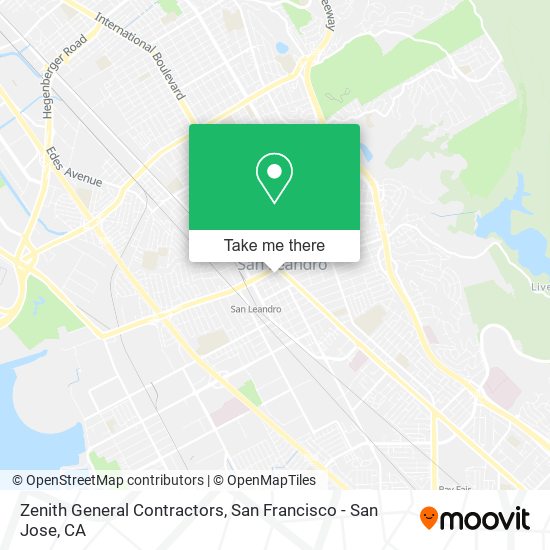 Zenith General Contractors map