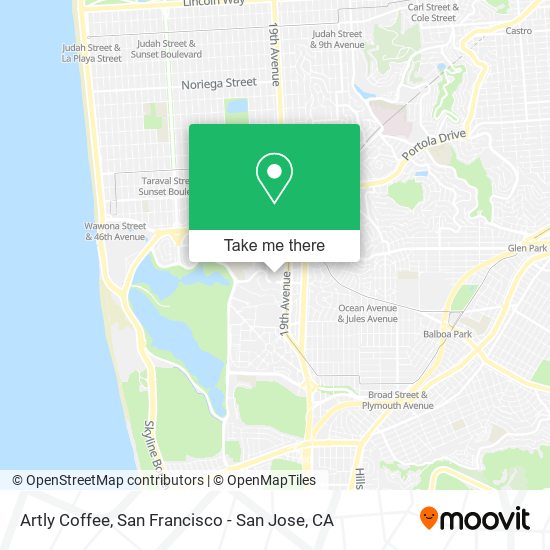 Mapa de Artly Coffee