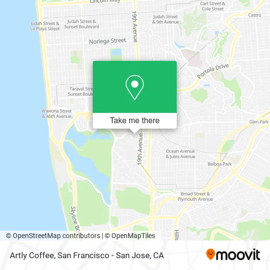 Mapa de Artly Coffee