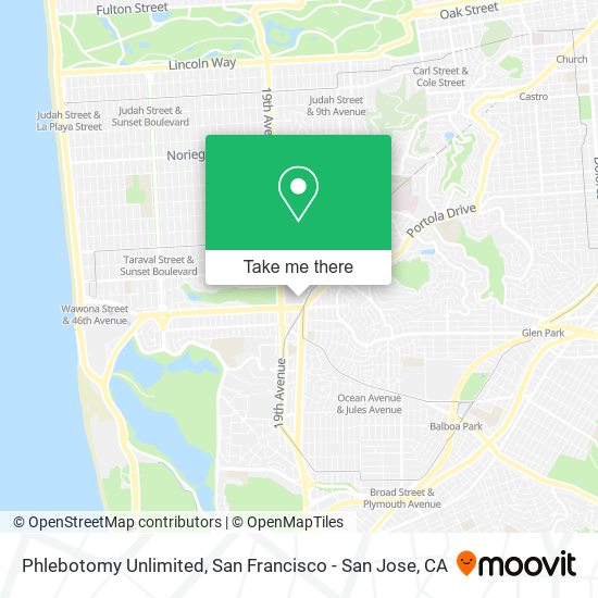Mapa de Phlebotomy Unlimited