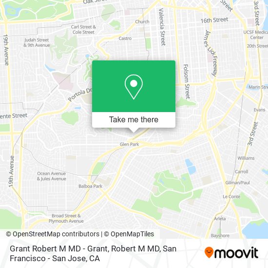 Grant Robert M MD - Grant, Robert M MD map