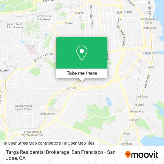 Mapa de Targa Residential Brokerage