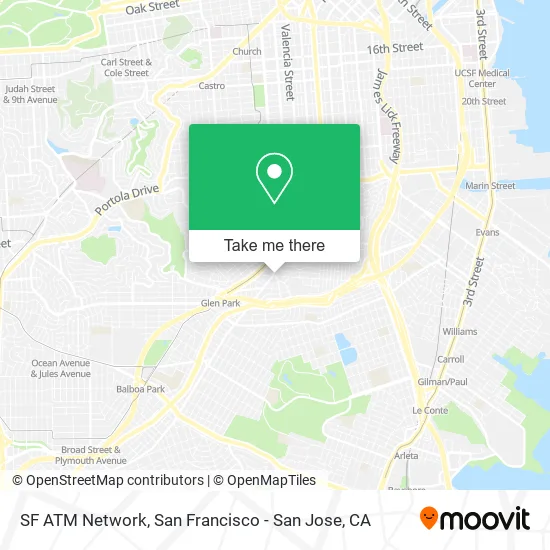 SF ATM Network map