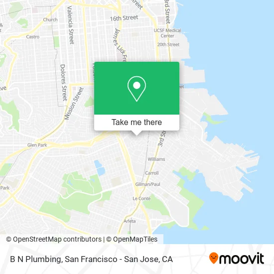 B N Plumbing map